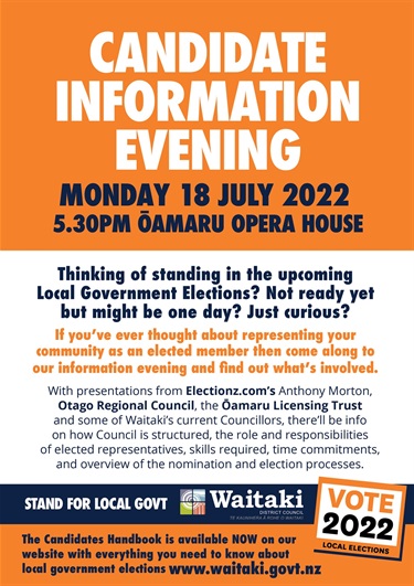 Candidate information evening