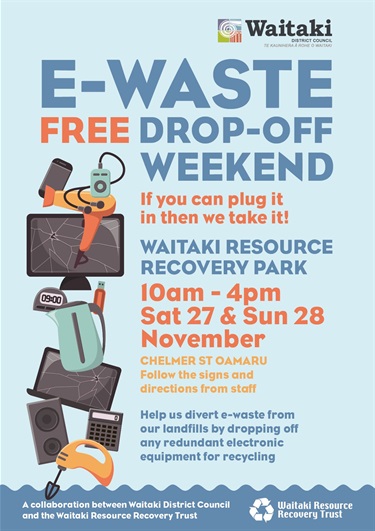 E-waste weekend poster