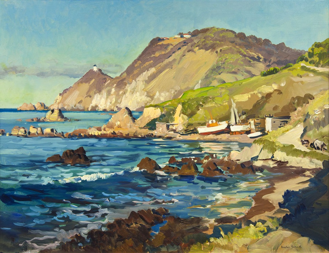 Douglas Badcock, Boat Harbour, Nugget Point, 1959.jpg