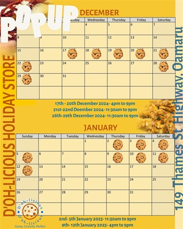 Doh-Licious Popup Calendar