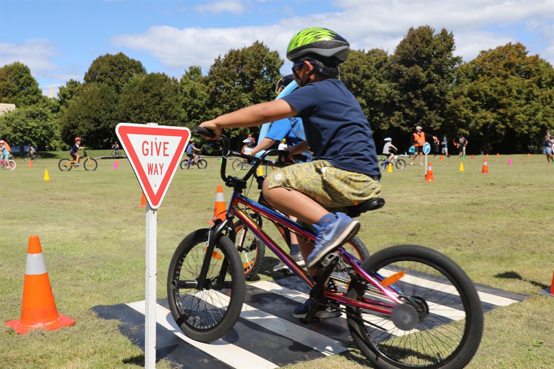 Kids cycle skills fun day